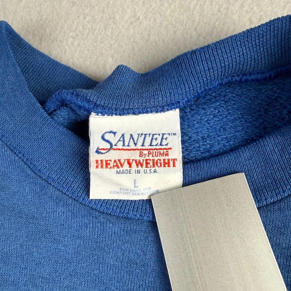 90s Vintage University of Kentucky Sweatshirt Men's Large Blue Santee Pluma